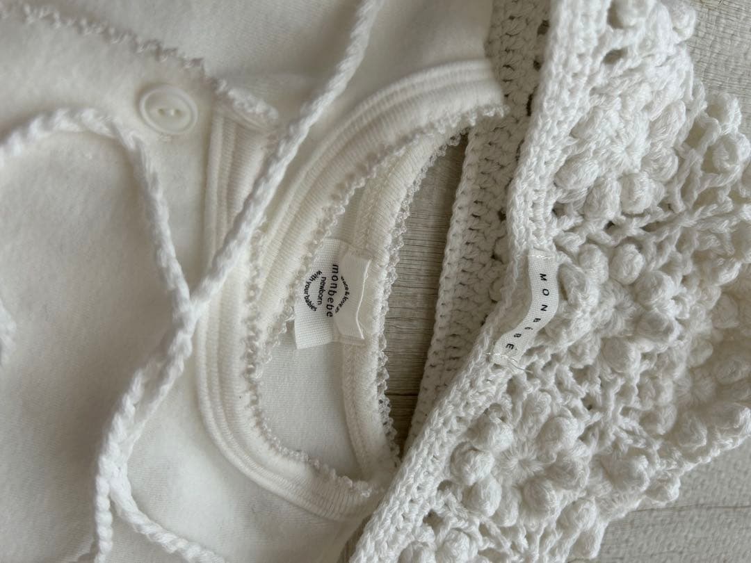 monbebe 退院着　ボンネット