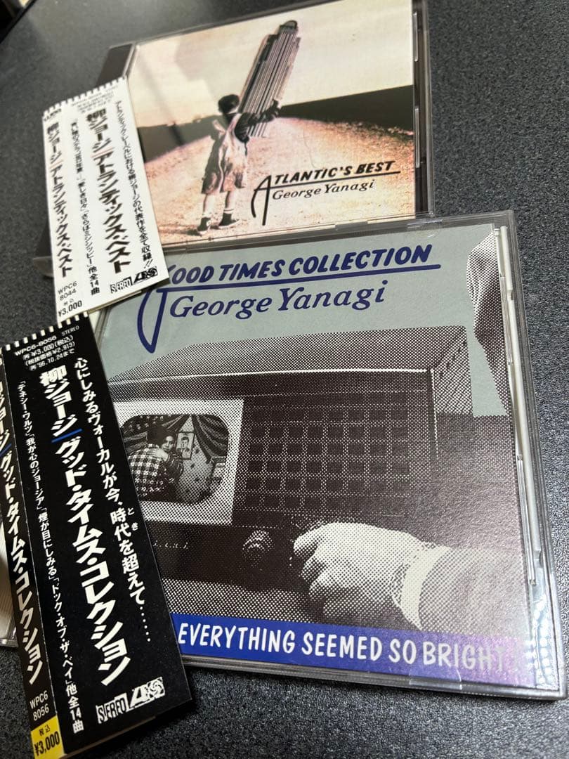 柳ジョージ「アトランティックスベスト」「￼グッドタイムスコレクション」CD