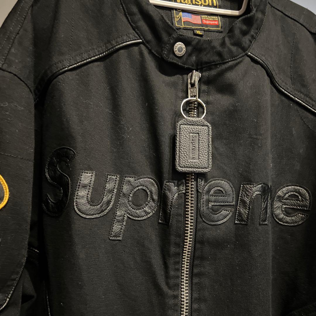 Vanson Leathers Supreme ブラックジャケット