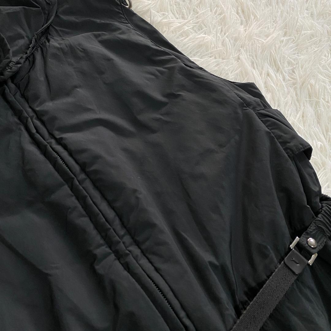 エスマックスマーラ/S MaxMara【M】フード付ベスト ベルト付