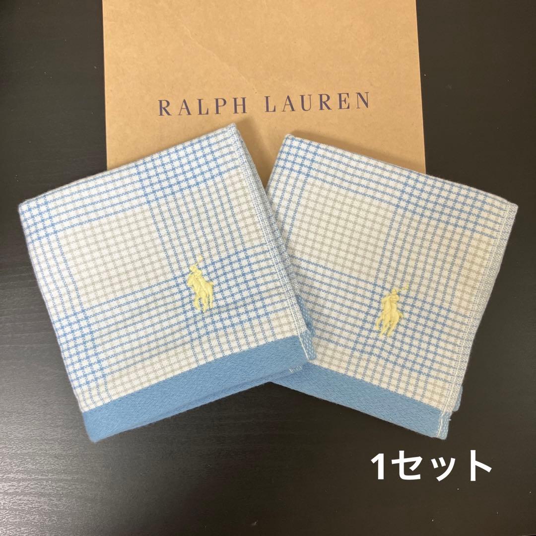 新品　ラルフローレン　タオルハンカチ　5セット