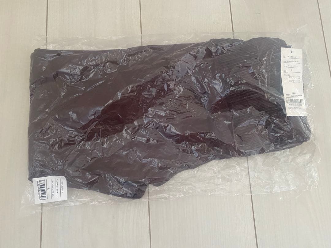 【SUKALA】エンボスリーフレギンス　チョコレートブラウン　Lサイズ