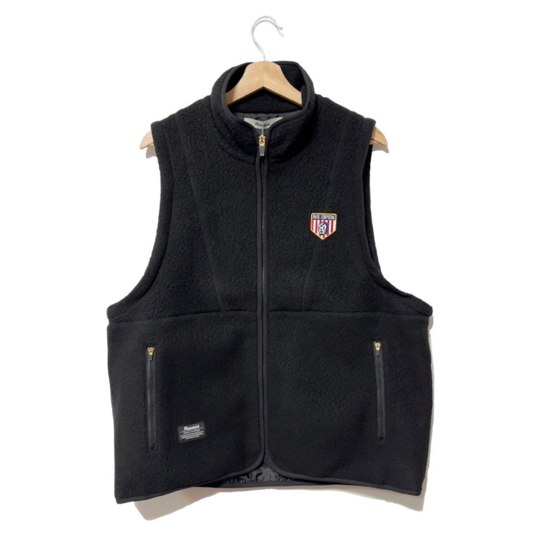 新品 ラッセルノ 2WAY ボアフリース ジャケット ブラック L 5 ベスト