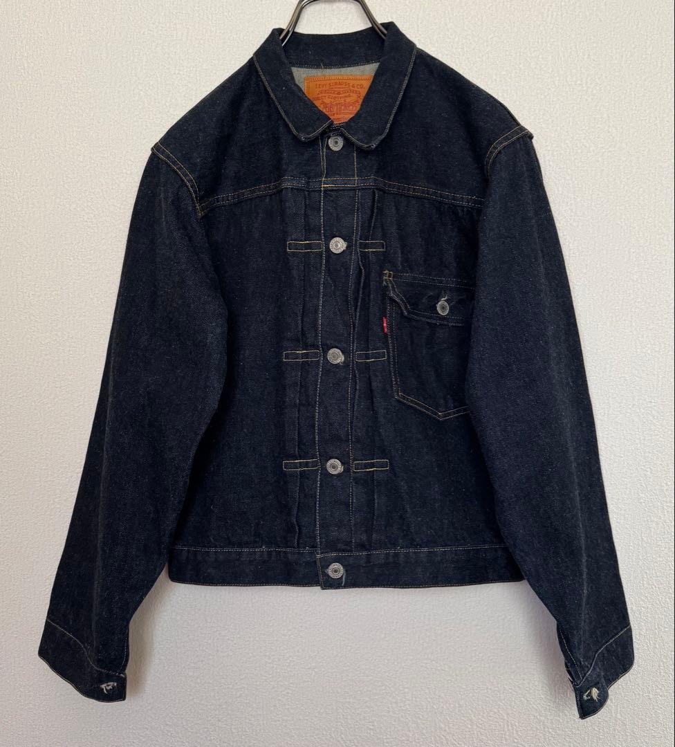 美品濃紺 USA製 リーバイス 1st 506XX Gジャン バレンシア工場製