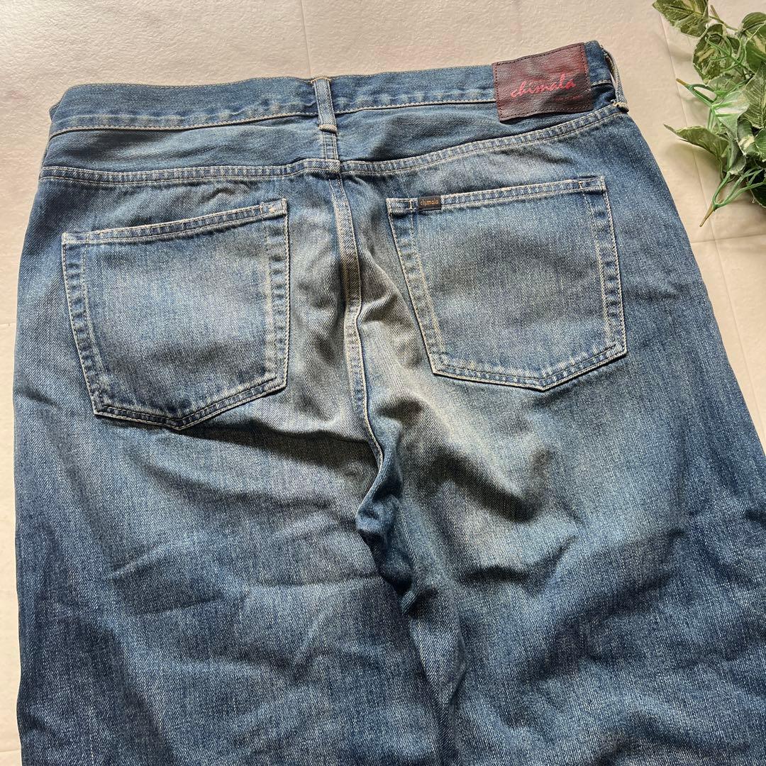 新品未使用タグ付　chimala チマラ　ヴィンテージ加工デニムパンツ　32