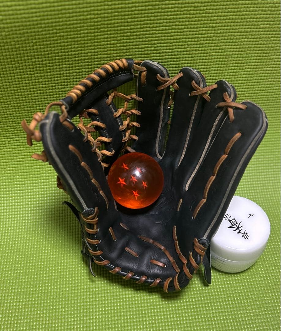 美品　ミズノプロ　硬式用　外野手　限定ラベル　久保田スラッガー　ゼット　ZETT