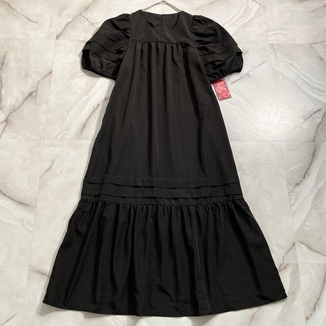 M18739 未使用　&LOVE 甘映え美人タックワンピース　L