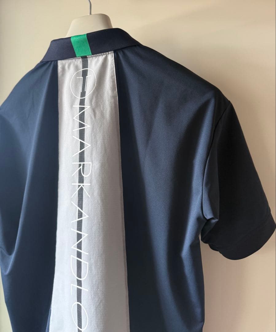 美品 ★ MARK&LONA ポロシャツ ネイビー マーク&ロナ 正規品 紺