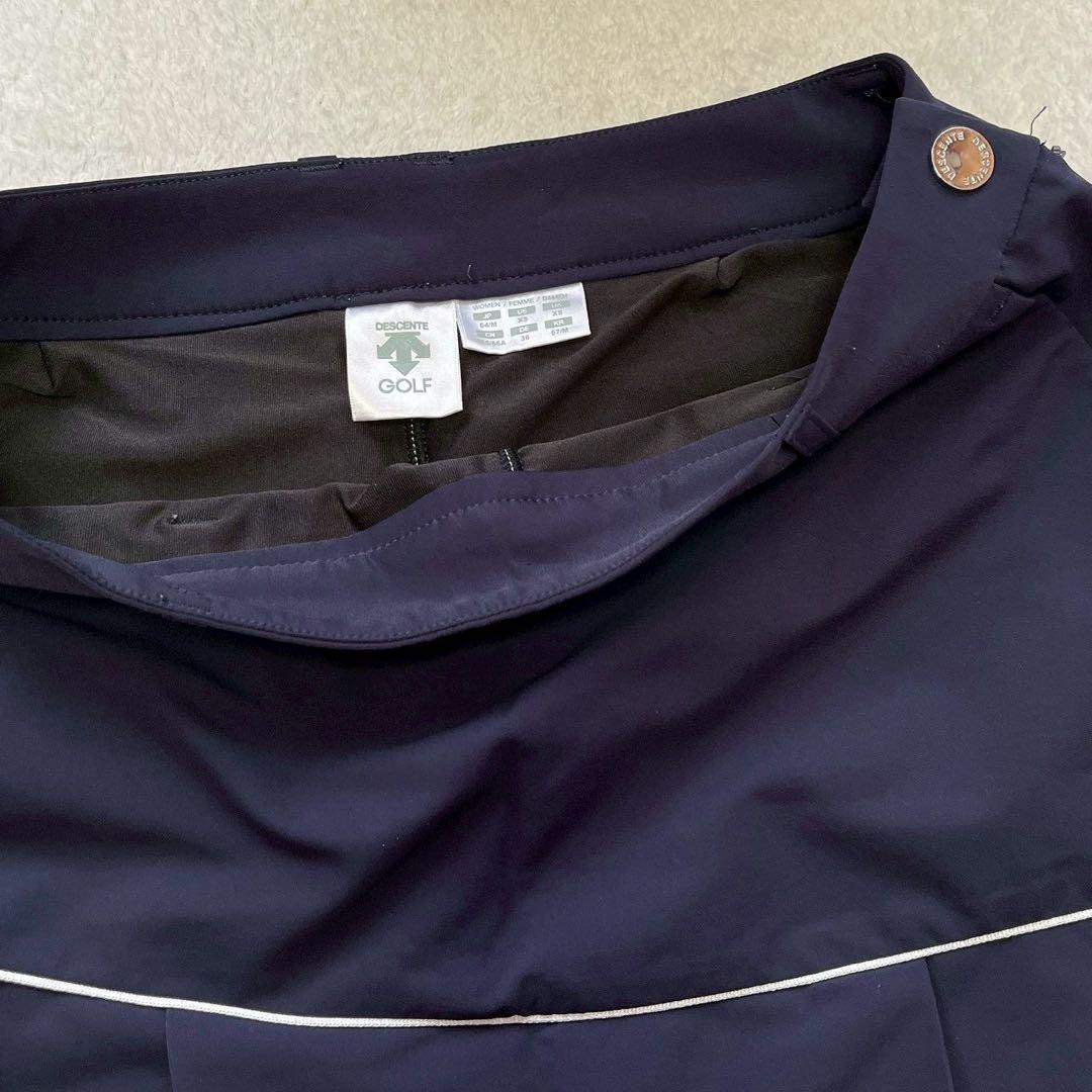 極美品　近年　デサントゴルフ 　セットアップ　ポロシャツ　プリーツスカート