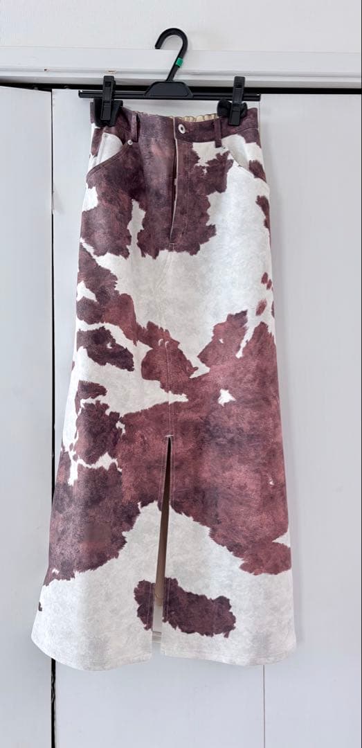 saiレース長袖ブラウス Mサイズ、カウ柄スカート、ビスチェ、半袖ブラウス