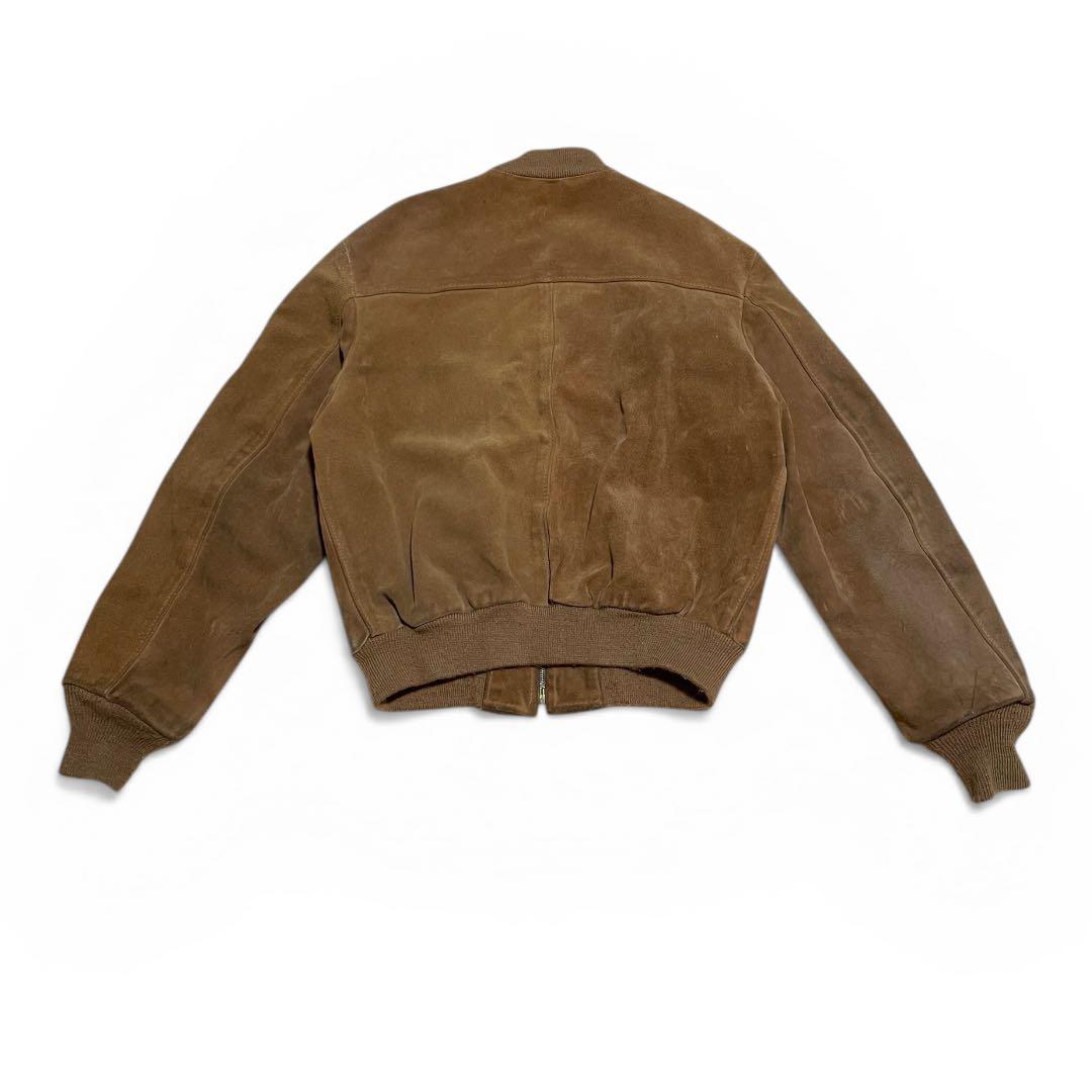 Schott スエード レザーブルゾン 42 USA ショット レザージャケット