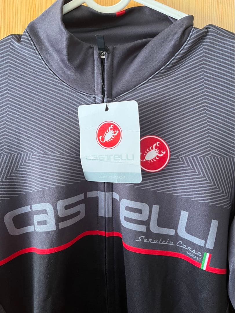 Castelli サイクルジャージ Lサイズ グレー