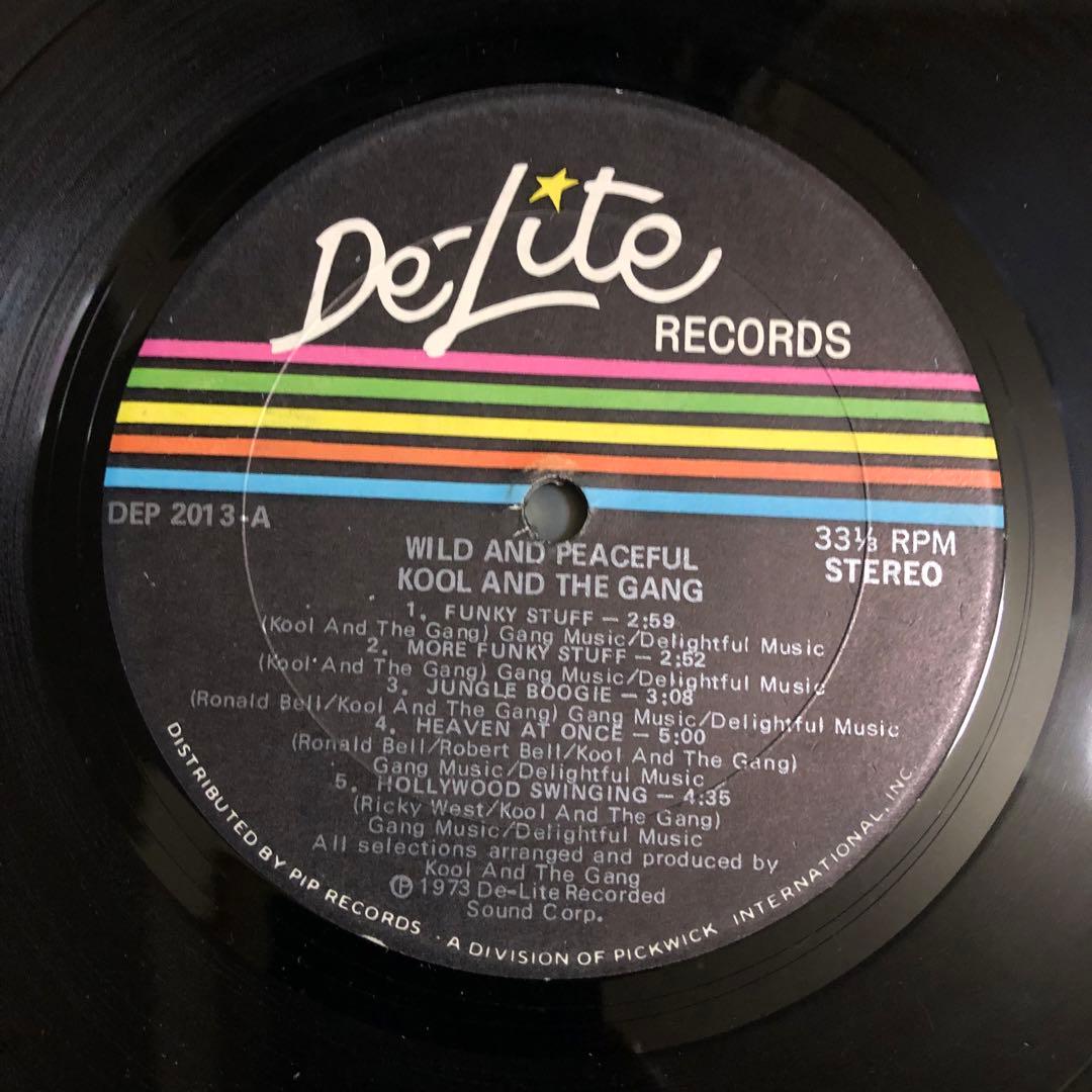 ［名盤］クール&ザギャング WILD AND PEACEFUL LPレコード