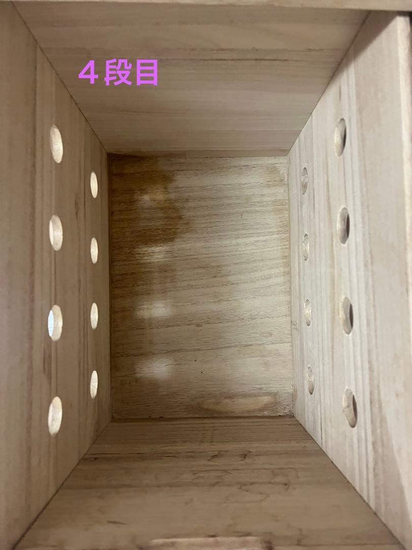 （11/3まで出品）ニトリ　桐タイルトップワゴン