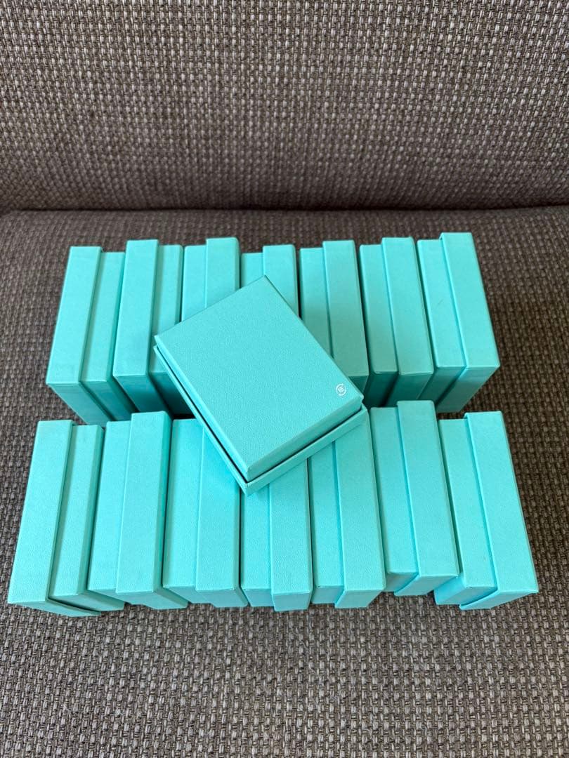 国内旧型　ティファニー空箱　巾着15セット