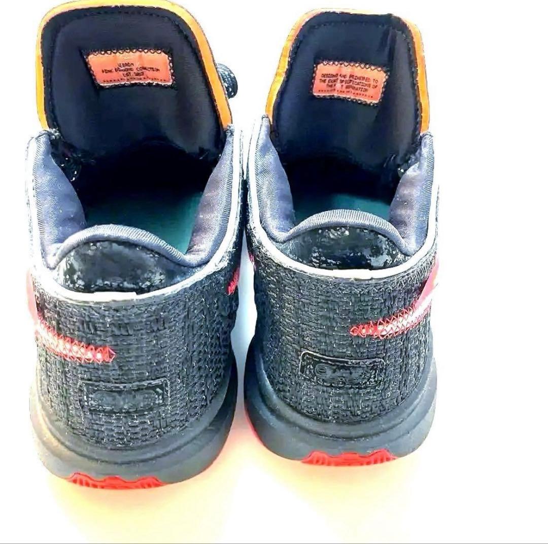 極美品 NIKE レブロン20 26cm バッシュ 黒赤