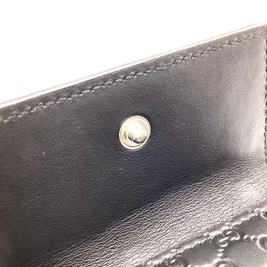 極美品　グッチ GUCCI シマレザー 6連キーケース GG柄 箱付 正規品