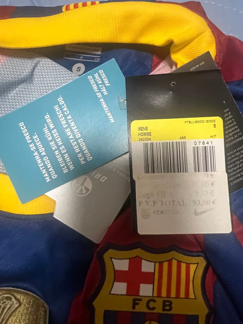 希少 現地購入 10-11 バルセロナ ユニフォーム メッシ シャビ ユニセフ