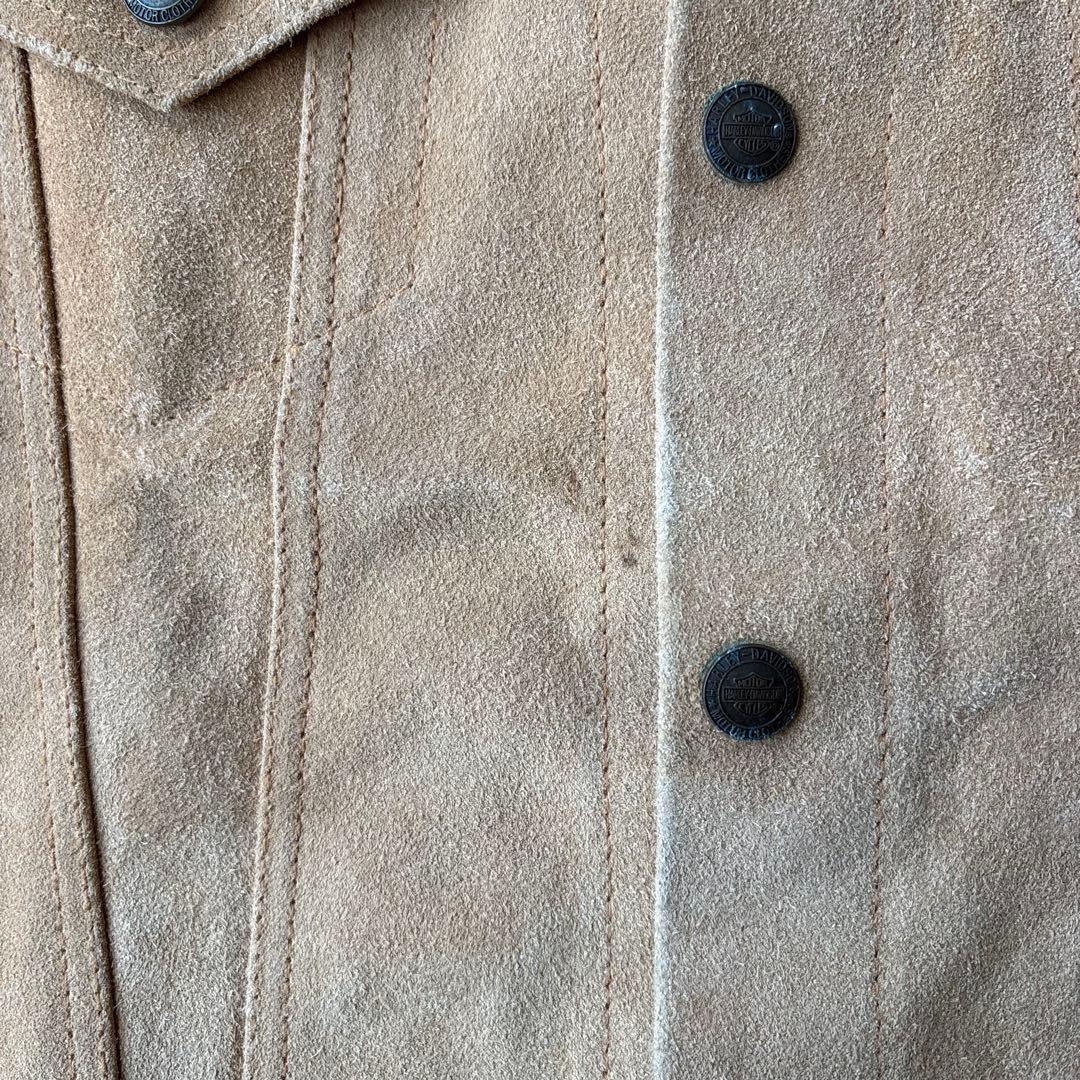 HARLEY DAVIDSON スウェード 3rd 牛革 トラッカージャケット