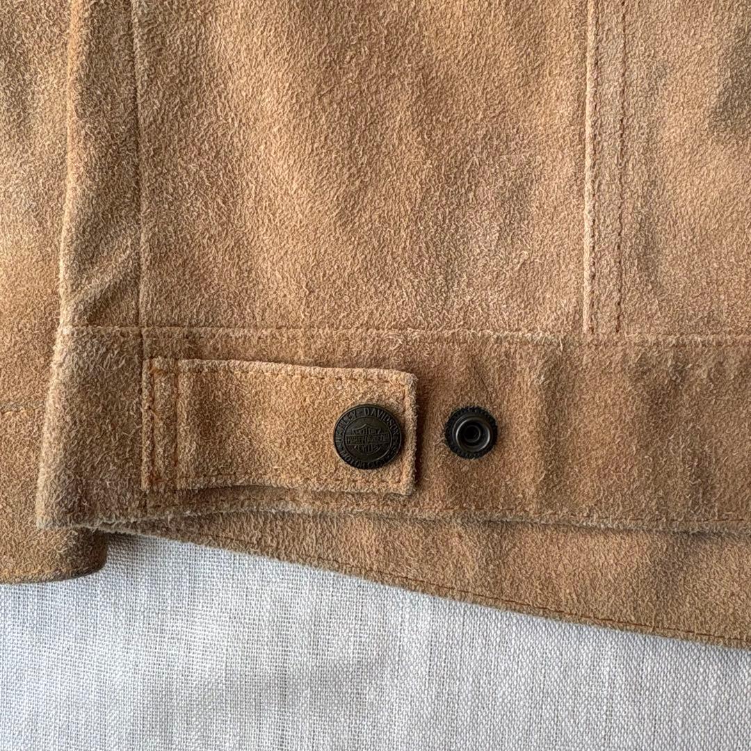 HARLEY DAVIDSON スウェード 3rd 牛革 トラッカージャケット