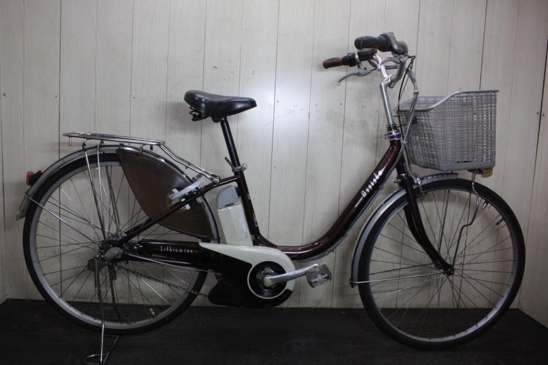 ブリヂストン A22アシスト 大容量8.1AH 26インチ 3段 茶色