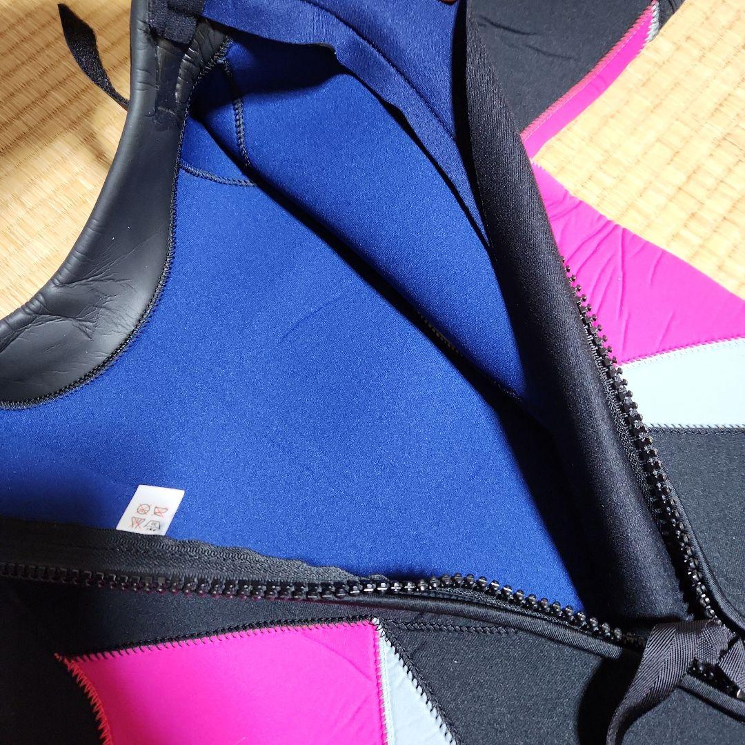 レディースTUSA ウェットスーツ 黒灰色ピンク 0910 No.3