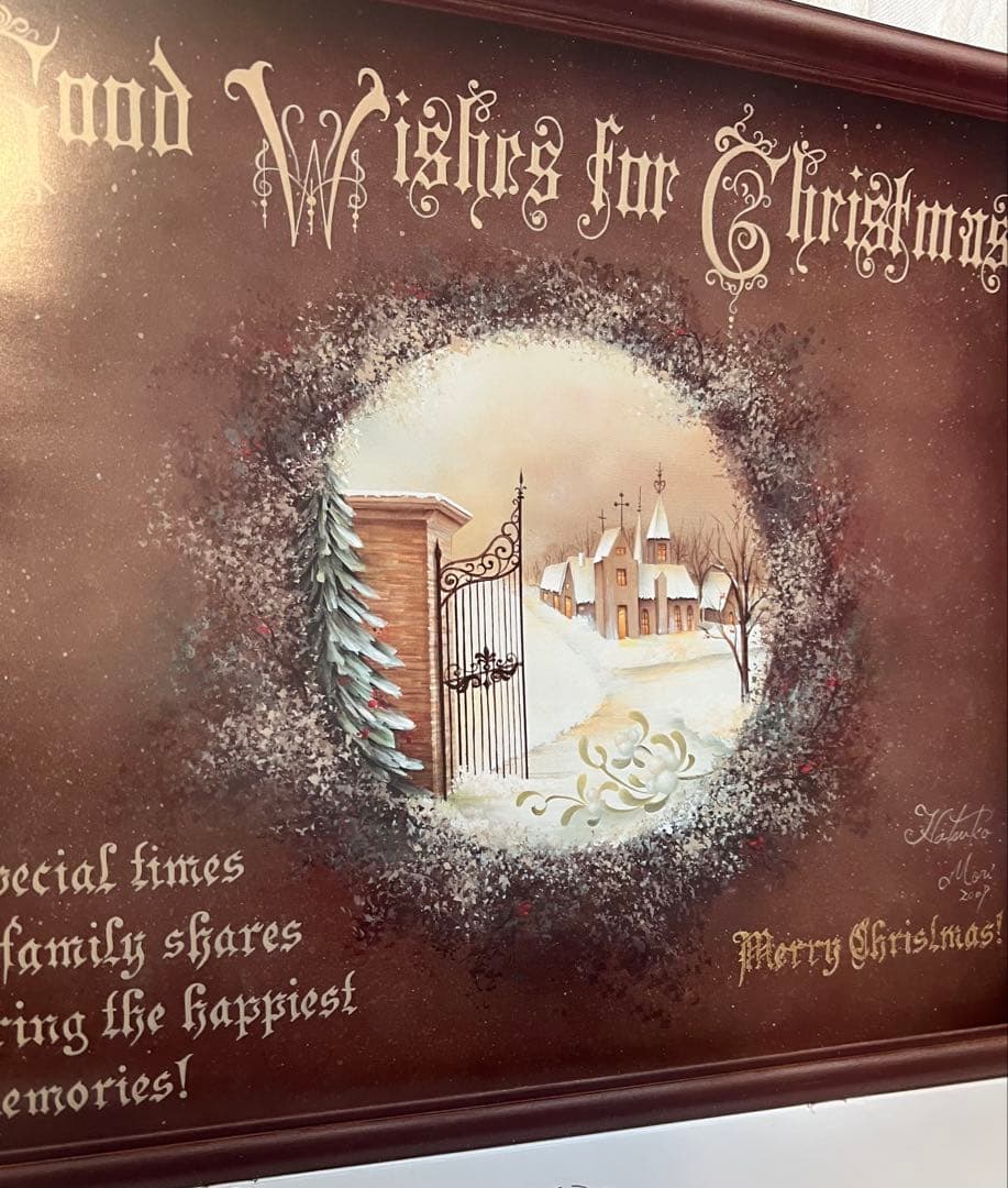 トールペイント　森初子　2009年　2010年　カレンダー　パケット