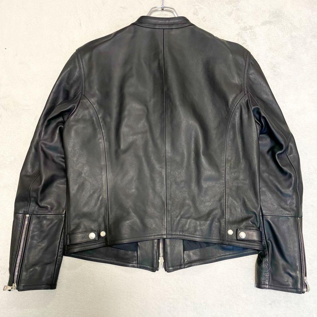 未使用級✨ EMMETI カーフスキン H UOMOシングルライダース 48