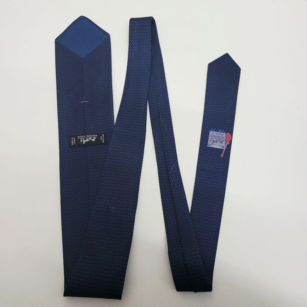r*e様 美品✨ HERMES エルメス ネクタイ ギター ネイビー