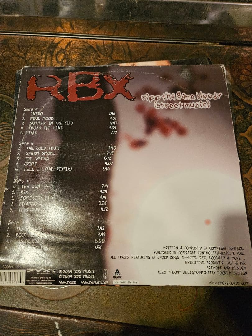 洋楽 RBX - Ripp Tha Game Blood (Street Muzic)