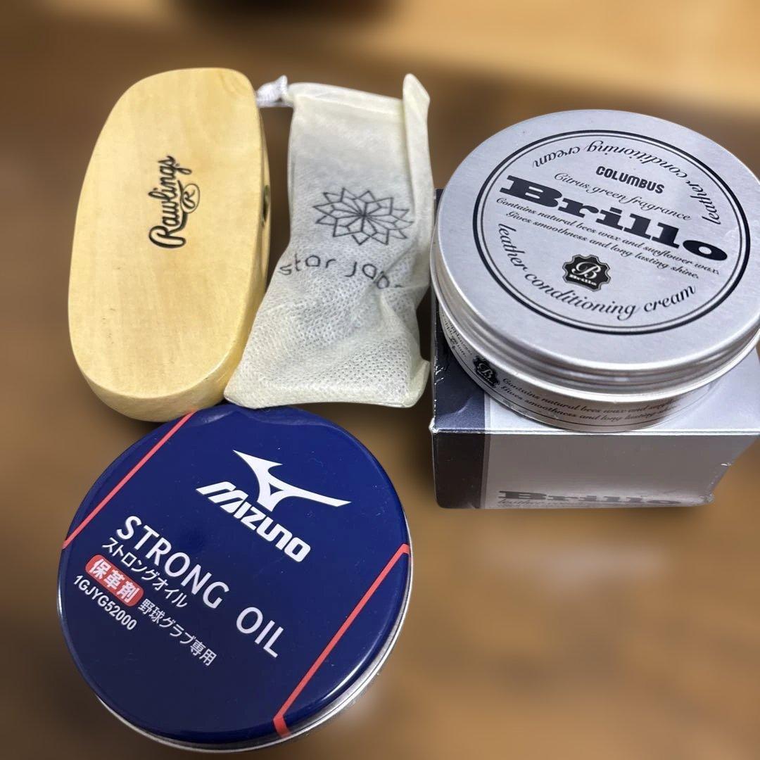 Rawlings 軟式グローブ2個セット（軟式ボール、硬式ボール、他備品）