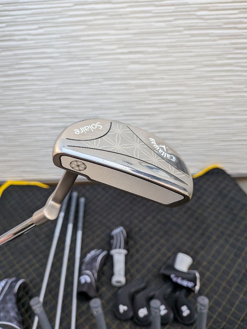 い*い様 Callaway Solaire ゴルフバッグ 黒/グレー　おまけ付
