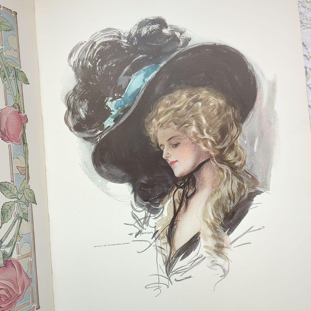 稀少1909年アンティーク 画集 洋書 絵本 児童書 ヴィクトリアン ヴンテージ