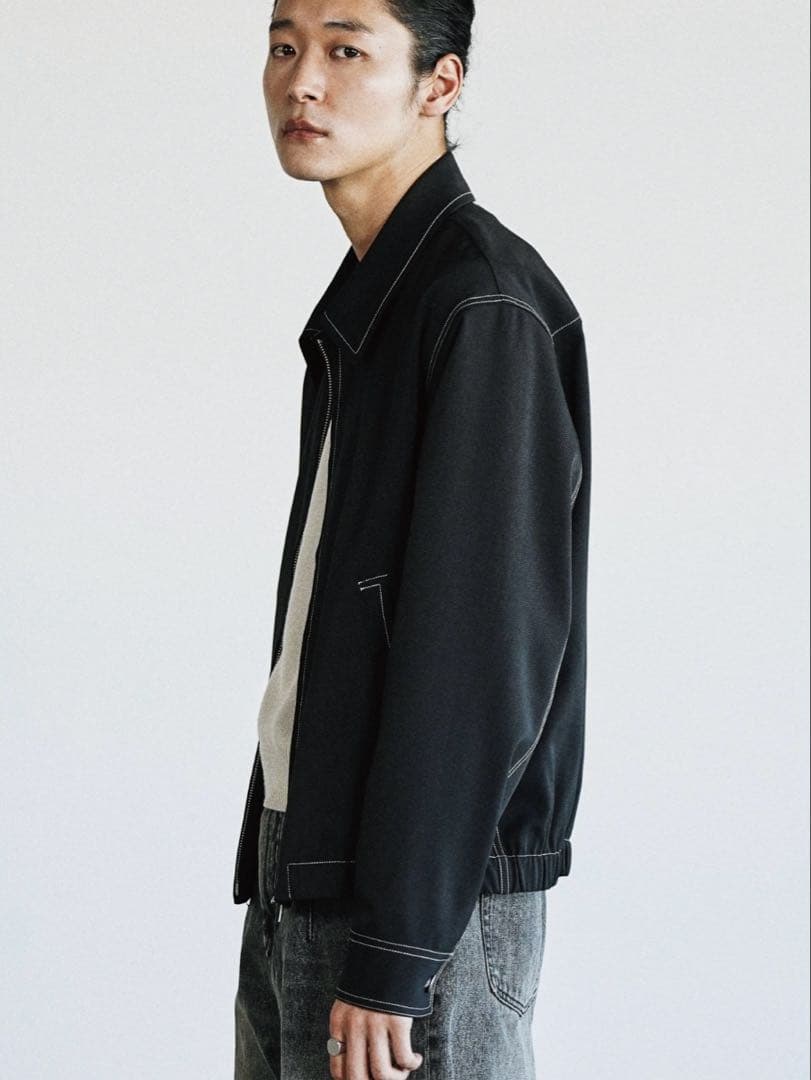 【WYM LIDNM】ツイルステッチラインショートブルゾン Mサイズ 売切品