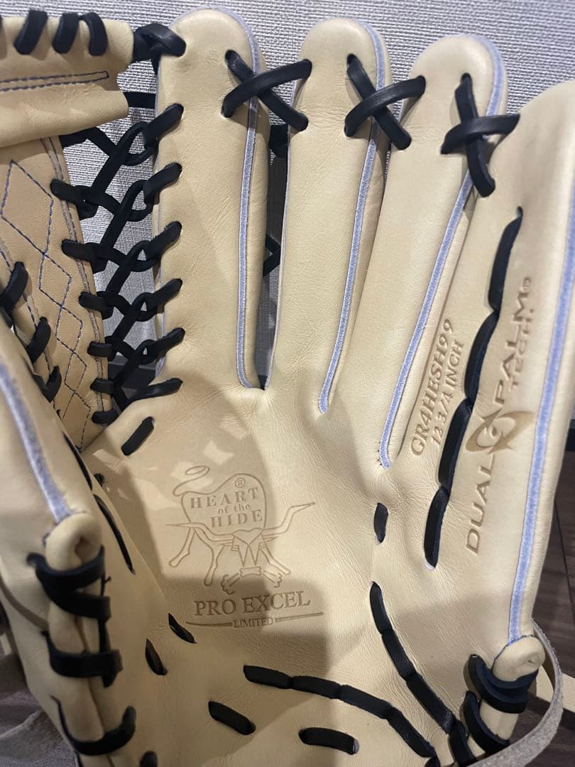 美品　ローリングス　軟式グローブ　外野手用　12.75インチ