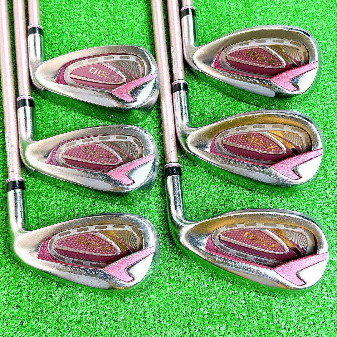 【レディース】 XXIO12 MP1200L アイアンセット 6本 ボルドー L
