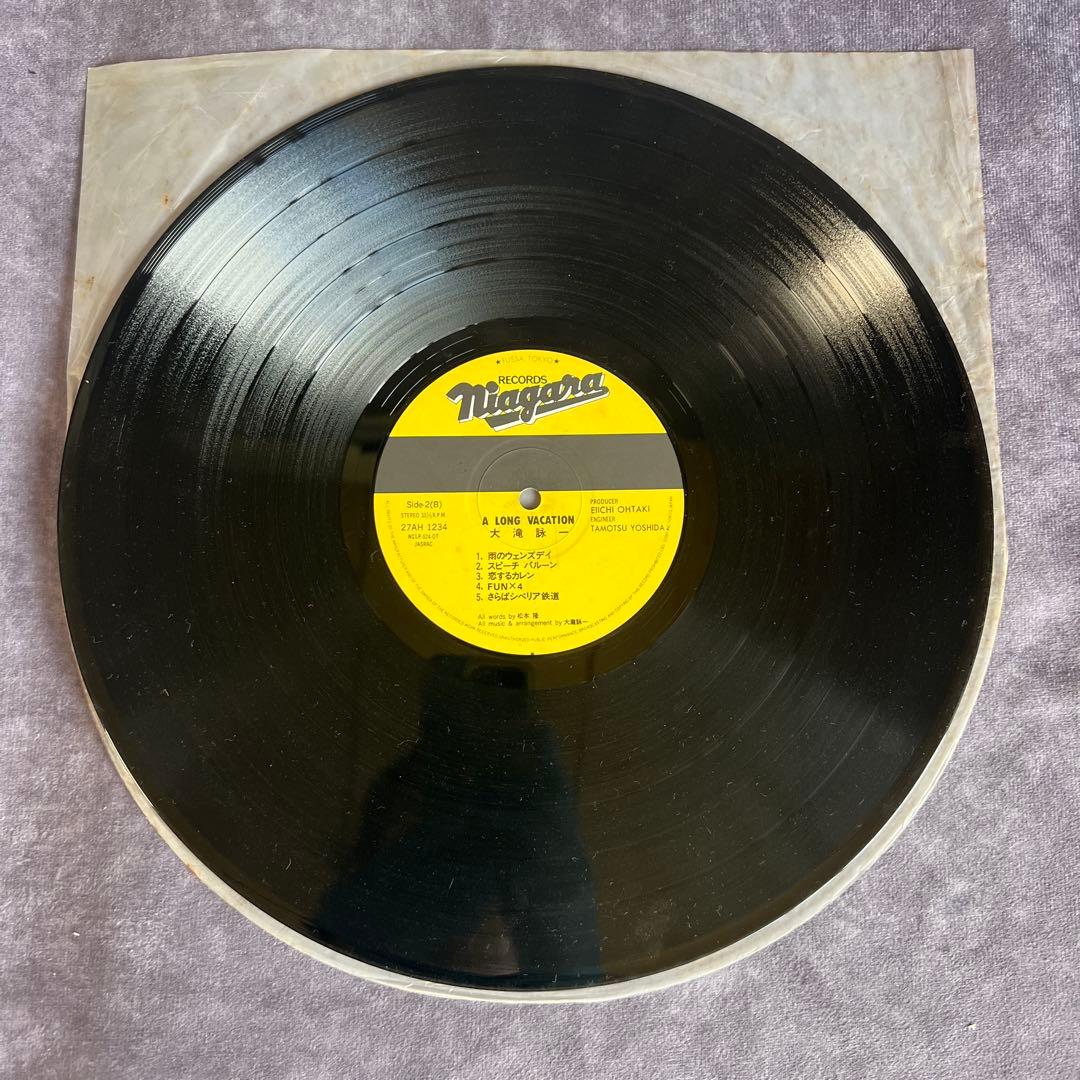 大滝詠一 ロングバケイション 帯付き LP 初版 希少