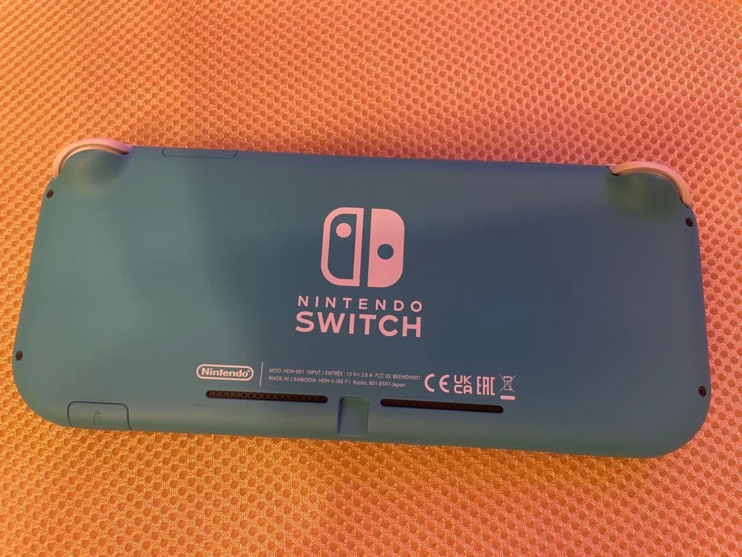 中古｜Nintendo Switch Lite ターコイズ 本体 箱・充電器あり