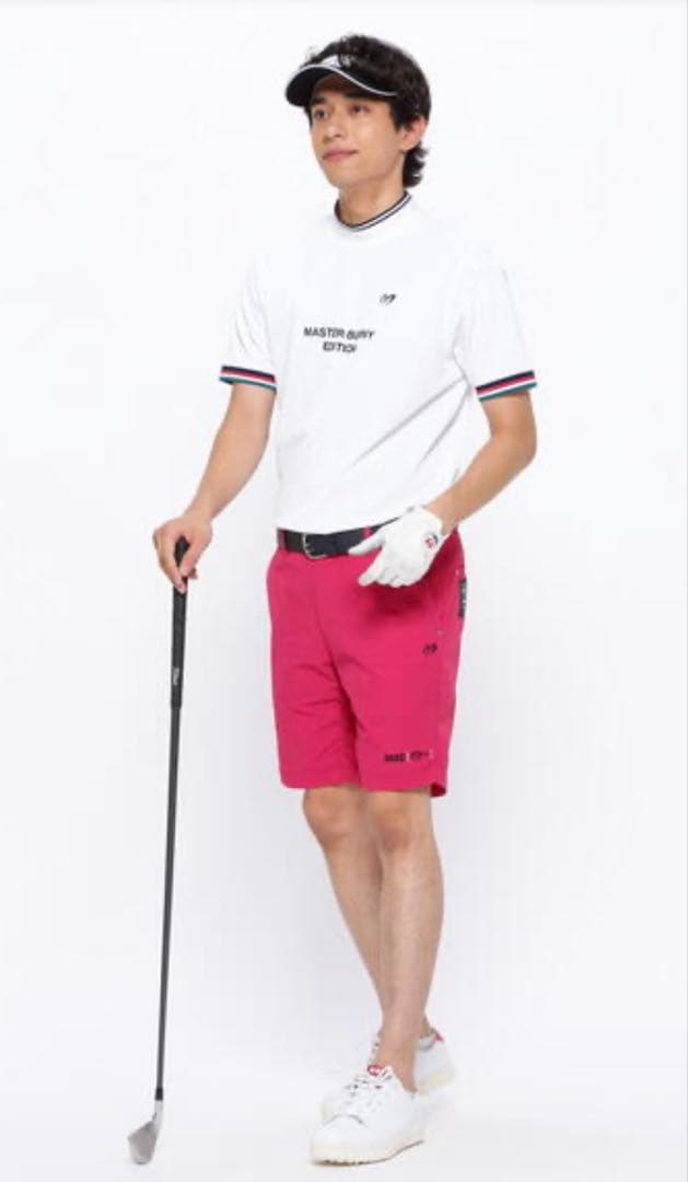 新品 MASTER BUNNY EDITION メンズ モックネック 半袖 ６