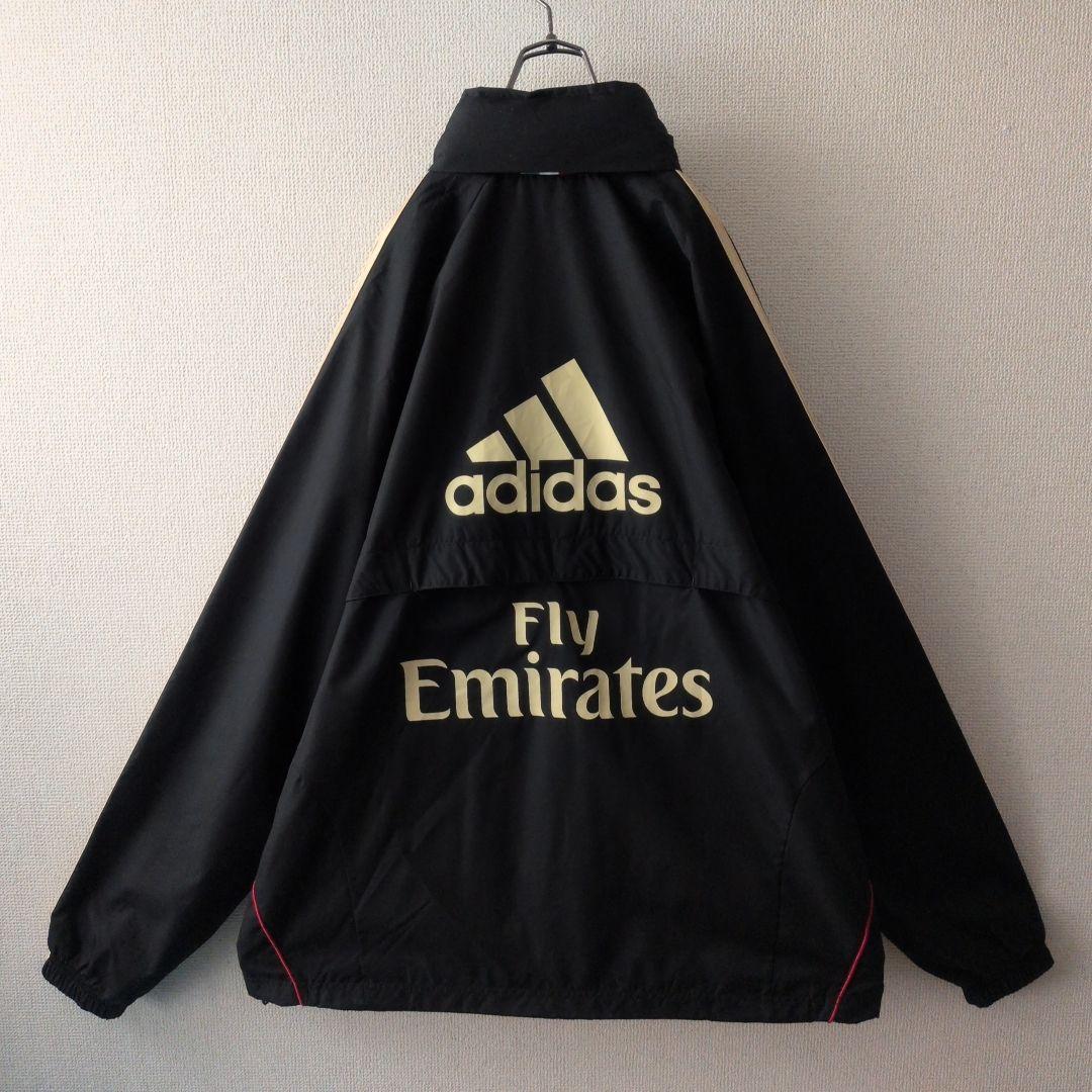 希少サイズ☆アディダス ACミラン フード収納 ナイロンジャケット 3L