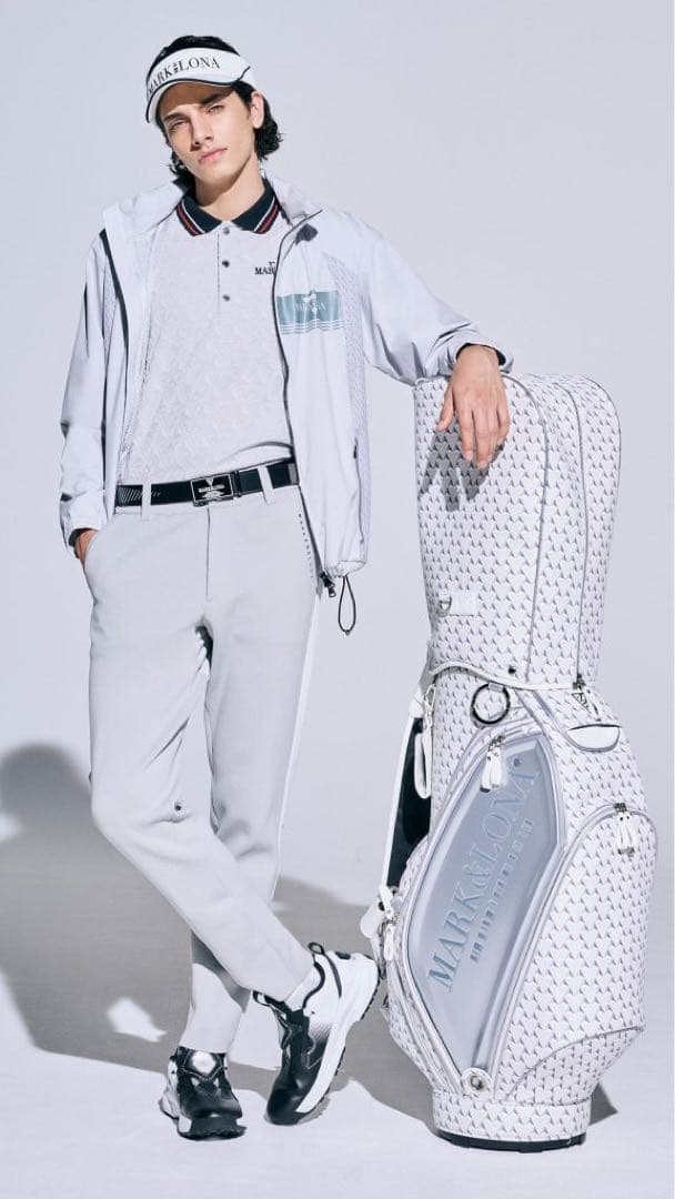 新品 ★ MARK&LONA コード ポロシャツ マーク&ロナ 正規品 グレー