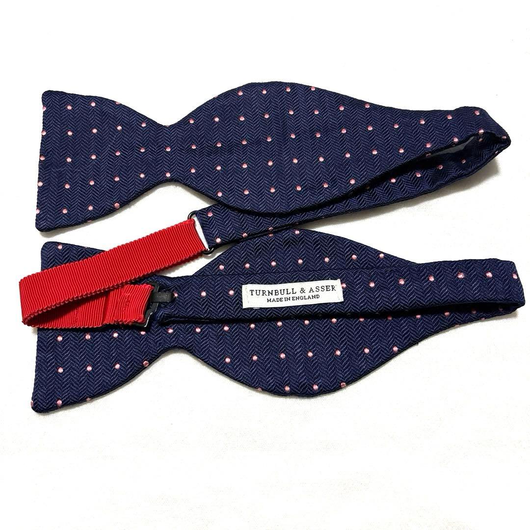 TURNBULL&ASSER ターンブル＆アッサー　蝶ネクタイ　ネイビー　美品