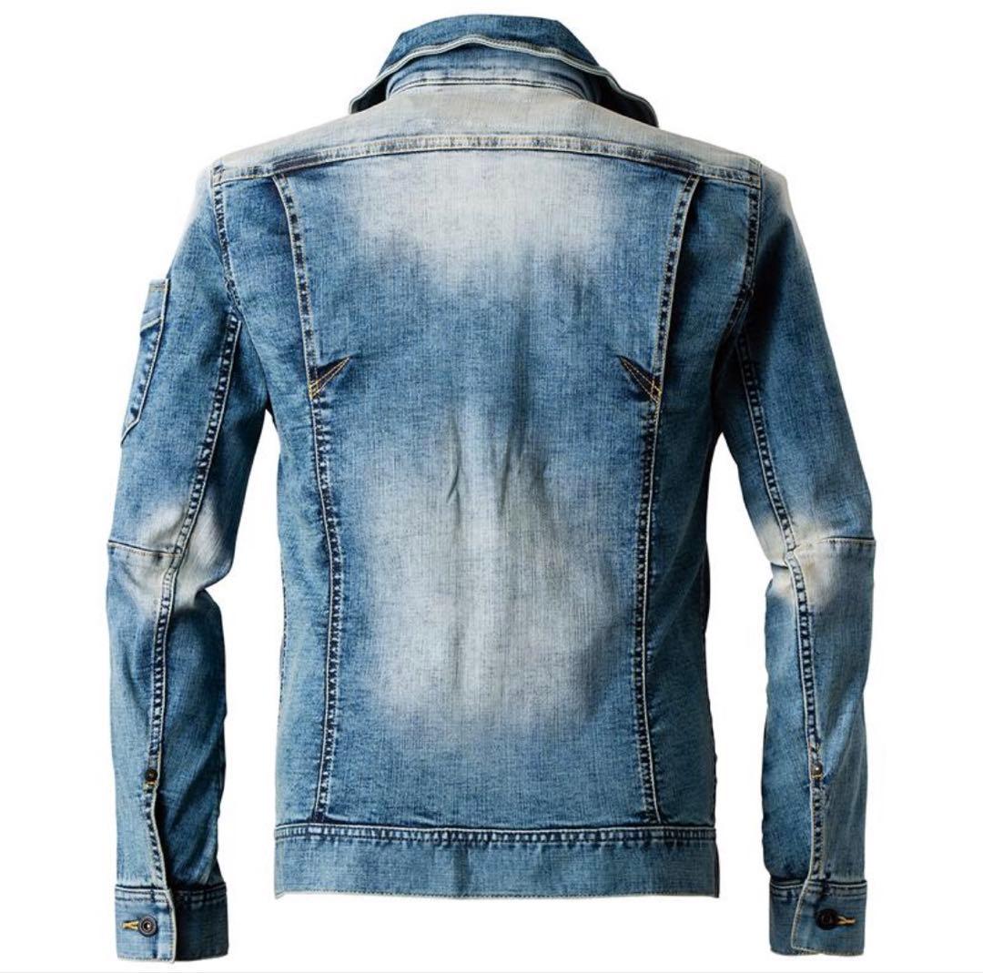 I'Z FRONTIER ヴィンテージブルー デニムジャケット上下　セットアップ