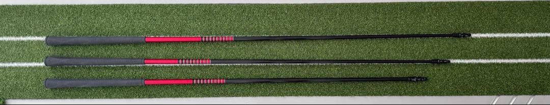 ツアーAD VF 1W、3W、3Uのシャフト3本セット テーラーメイドスリーブ