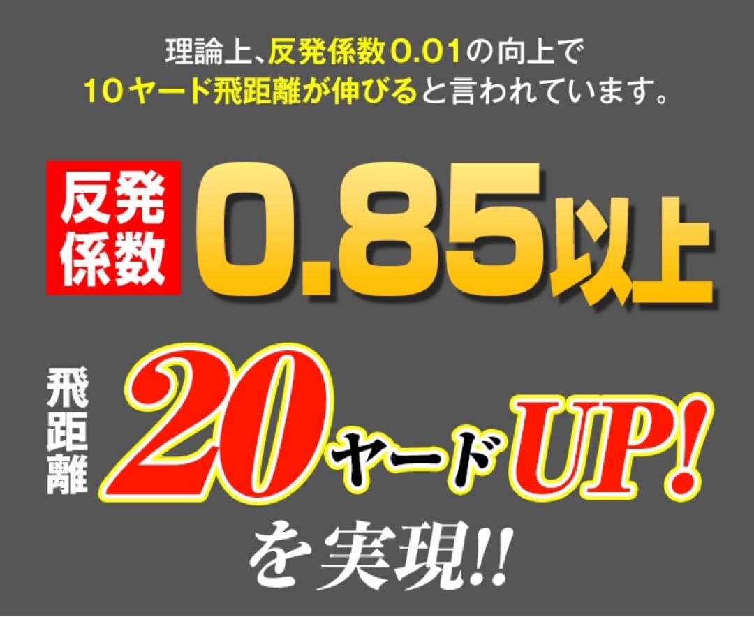 ★爆飛び20Yアップ★の 高反発 誕生！ダイナミクス プレステージ ドライバー