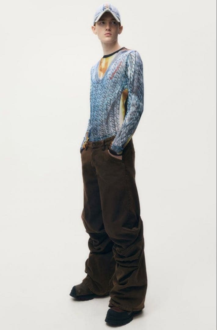 グレンマーティンス ×  スラウチーツイルパンツ 48