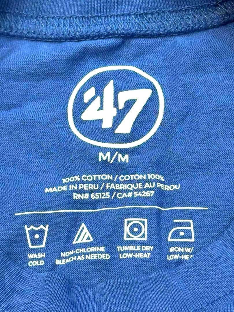 希少【タグ付未使用】47ブランド　メッツ　ロゴ Tシャツ　MLB公式【米国限定】