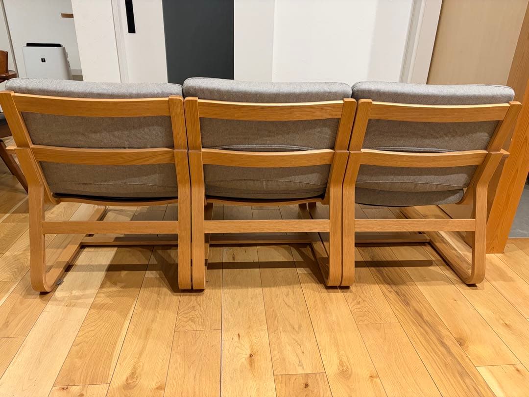 無印良品　3人掛けソファ　カバー取替え可能