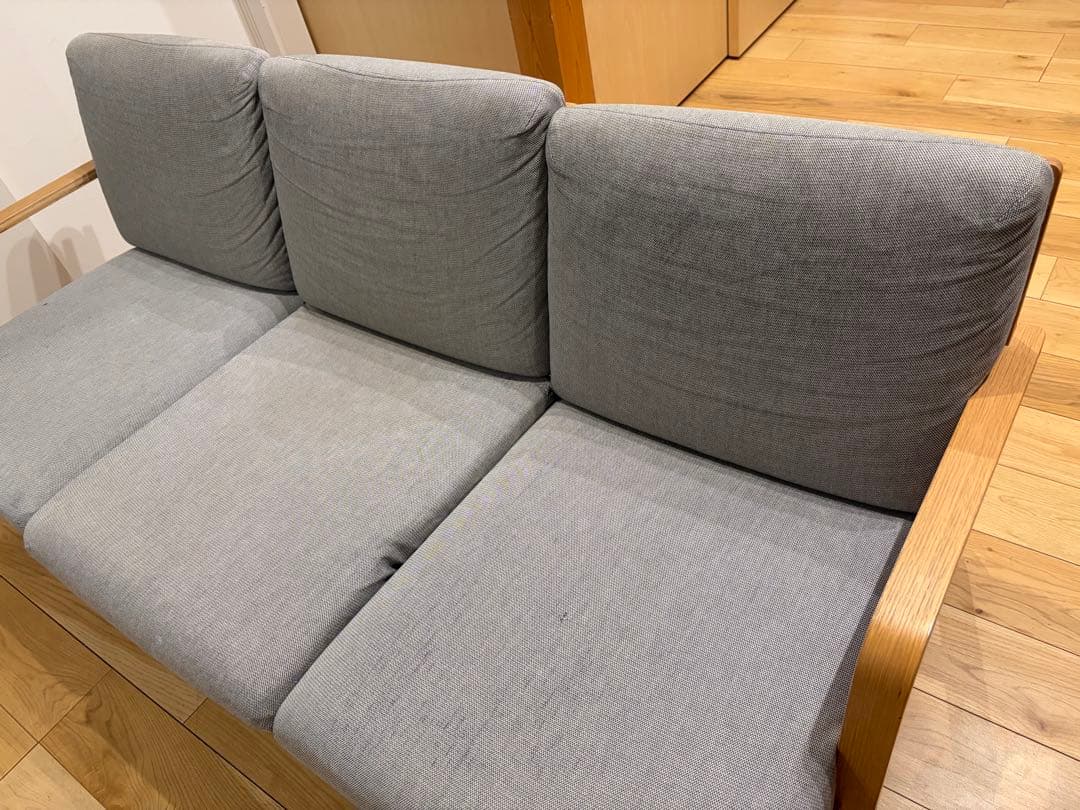 無印良品　3人掛けソファ　カバー取替え可能