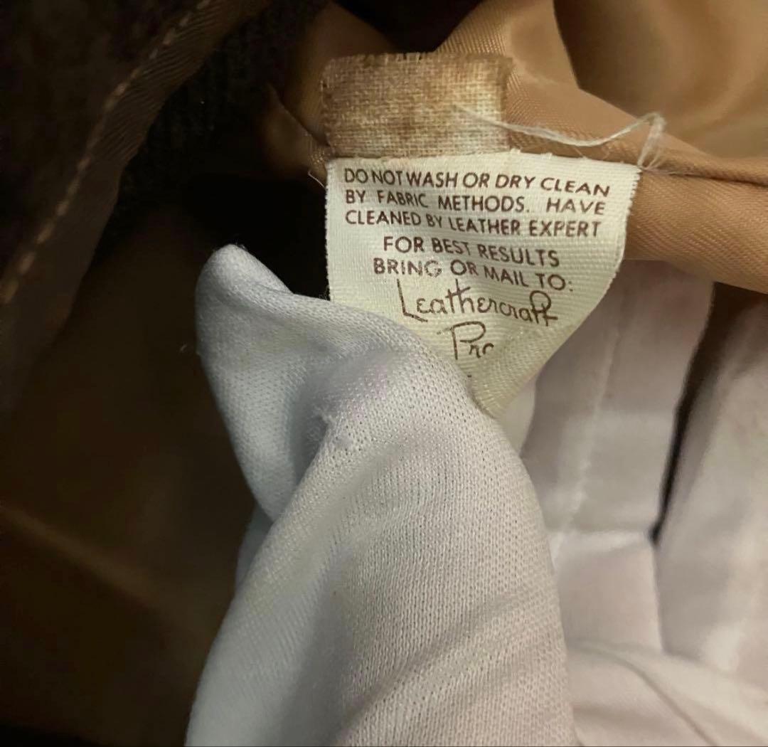 schott レザージャケット　G1 ボアライナー　ブラウン